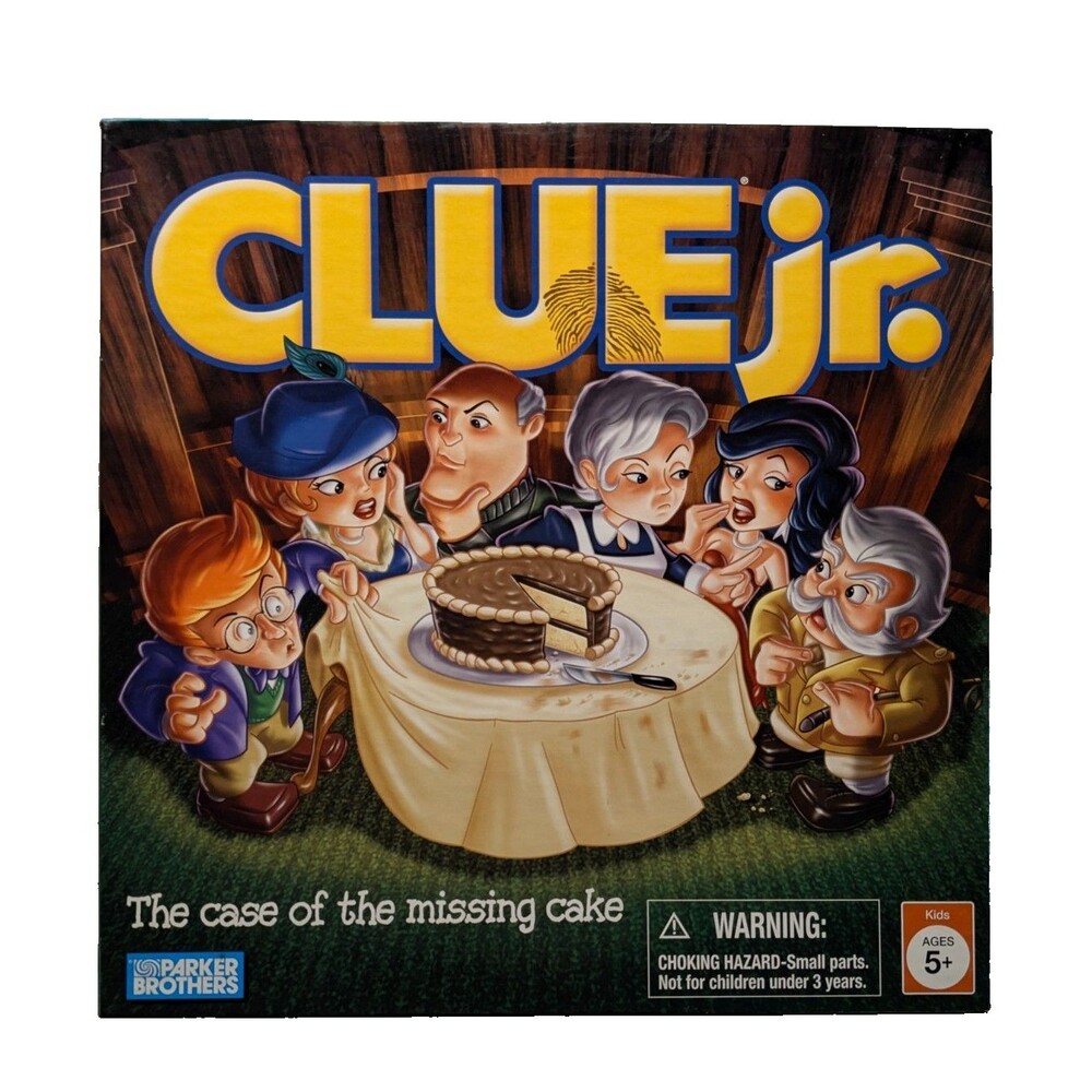 Parker Brothers 2005 CLUE Jr. The Case of the Missing Cake - Complete